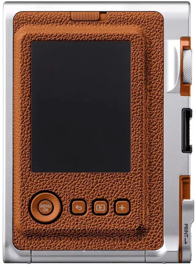 Alt view image 2 of 5 - FUJIFILM INSTAX MINI EVO Hybrid Instant Camera (Brown) - 16812534