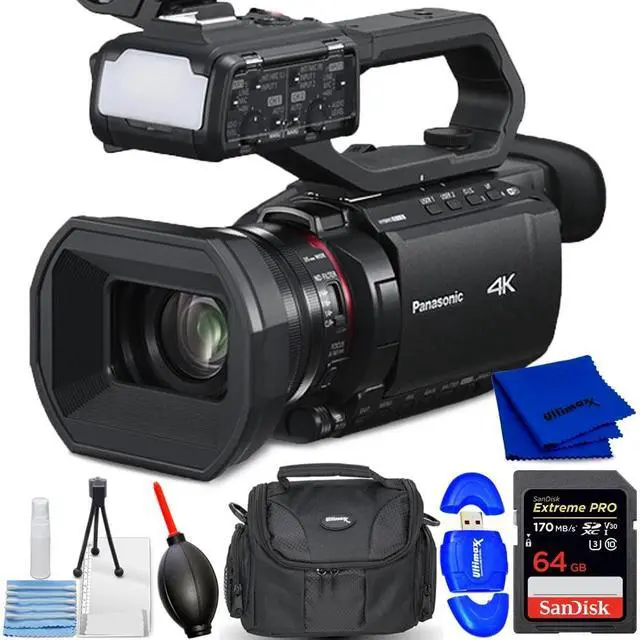 Main image of Panasonic CX20 Professional Compact 4K Camcorder w/ XLR Inputs - 7PC Bundle