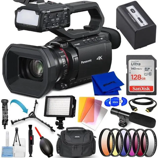 Main image of Panasonic CX20 Professional Compact 4K Camcorder w/ XLR Inputs - 12PC Bundle