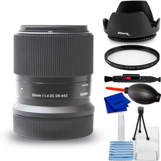 Main image of Sigma 30mm f/1.4 DC DN Contemporary Lens (Canon RF) 302972 - 7PC Accessory Kit