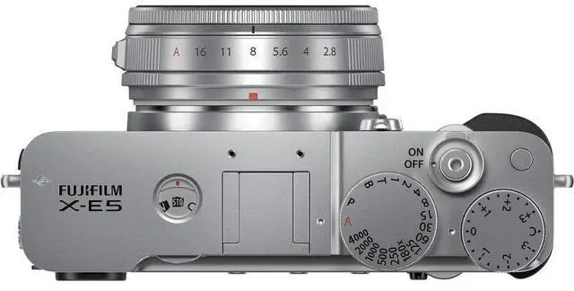 Alt view image 4 of 5 - FUJIFILM X-E5 Mirrorless Camera with XF 23mm f/2.8 Lens (Silver) - 10PC Bundle