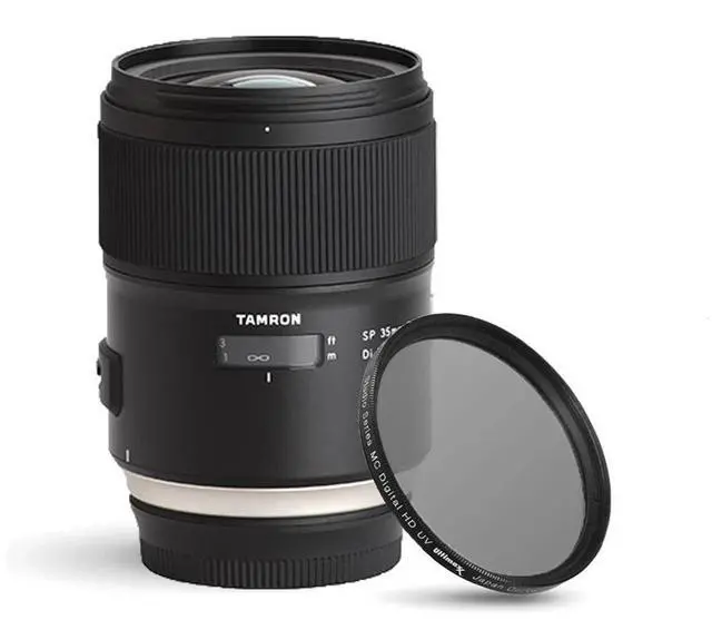 Main image of Tamron SP 35mm f/1.4 Di USD Lens for Canon EF AFF045C700 + UV Ultraviolet Filter