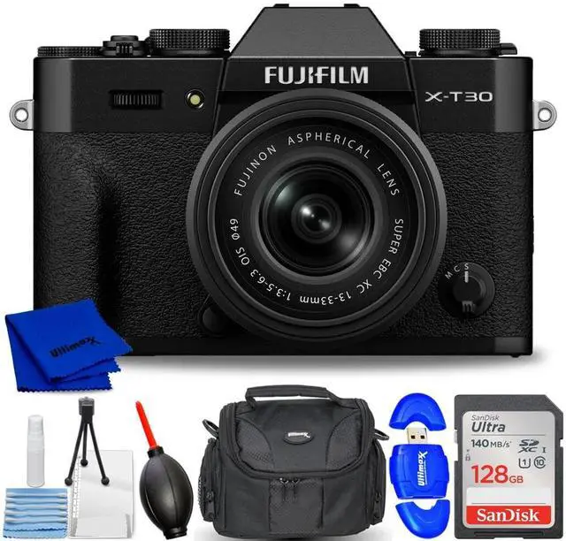 Main image of FUJIFILM X-T30 III Mirrorless Camera with 13-33mm f/3.5-6.3 Lens (Black) Kit