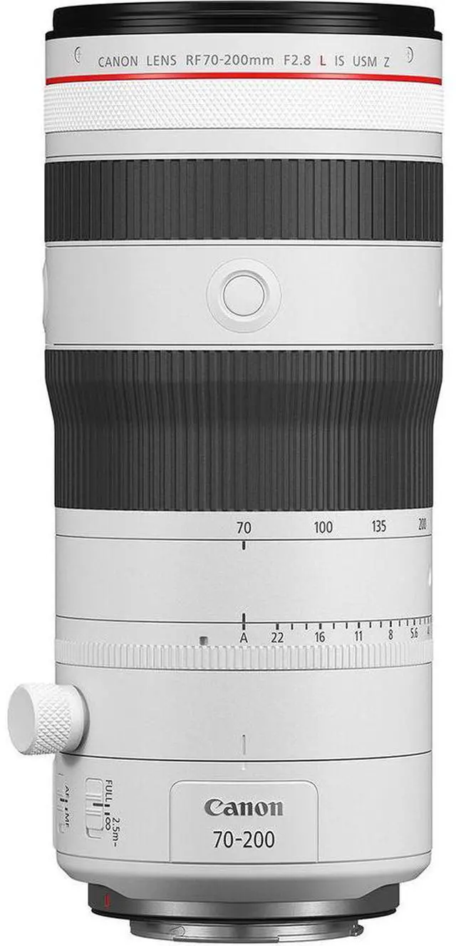 Alt view image 2 of 2 - Canon RF 70-200mm f/2.8 L IS USM Z Lens (White) 6594C002 - 7PC Accessory Bundle