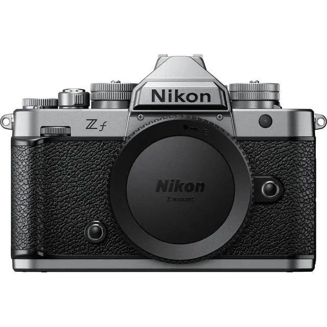 Alt view image 3 of 5 - Nikon Zf Mirrorless Camera (Body) (Silver) 2012 - 7PC Accessory Bundle