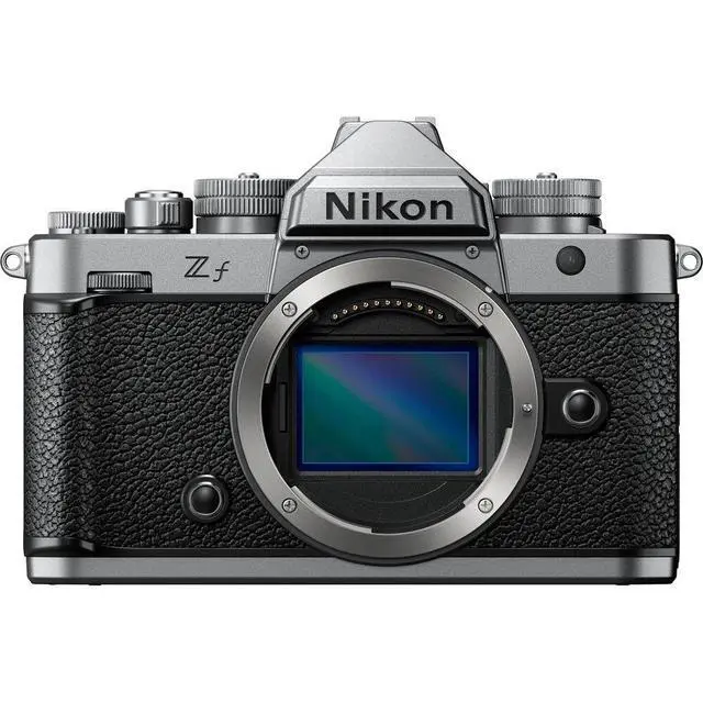Alt view image 2 of 5 - Nikon Zf Mirrorless Camera (Body) (Silver) 2012 - 7PC Accessory Bundle