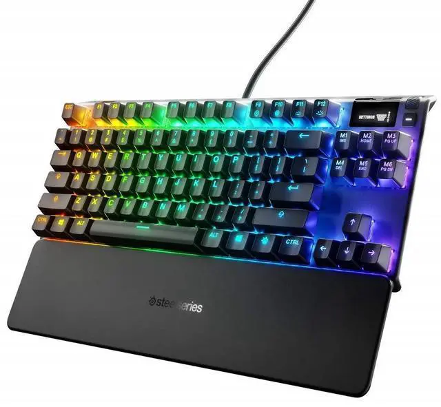 Main image of SteelSeries Apex 7 TKL Mechanical Gaming Keyboard OLED Display - Red Switches