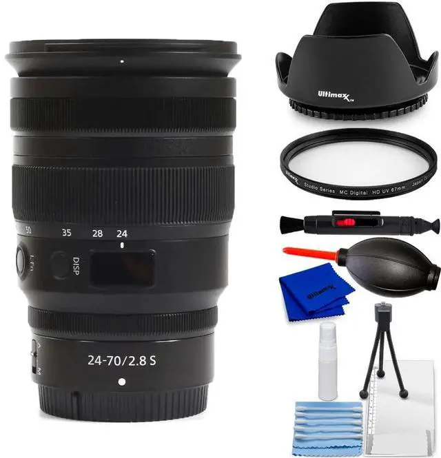 Main image of Nikon NIKKOR Z 24-70mm f/2.8 S II Lens 20129 - 7PC Accessory Bundle