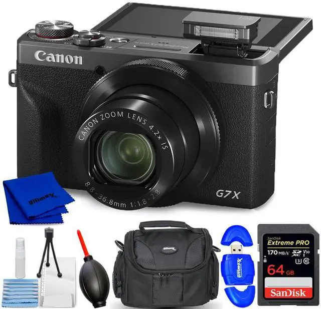 Main image of Canon PowerShot G7 X Mark III Digital Camera 30th Anniversary Graphite Kit