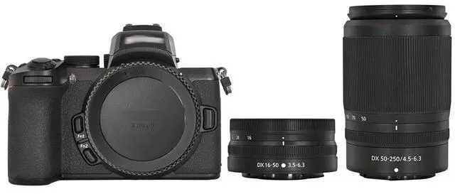 Alt view image 3 of 4 - Nikon Z50 II Mirrorless Camera with 16-50mm & 50-250mm Lenses Bundle