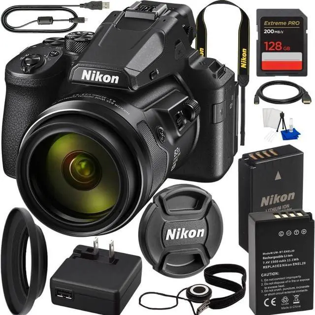 Main image of Nikon COOLPIX P1100 Digital Camera 26541 - 7PC Accessory Bundle