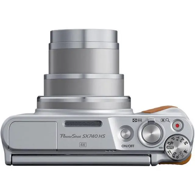 Alt view image 5 of 5 - Canon PowerShot SX740 HS Digital Camera (Silver) 2956C001 - Accessory Bundle