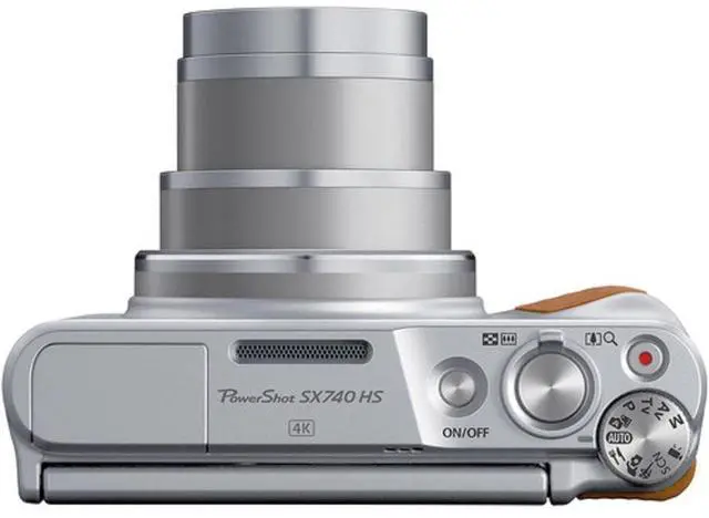 Alt view image 5 of 5 - Canon PowerShot SX740 HS Digital Camera (Silver) 2956C001 - 12PC Accessory Kit