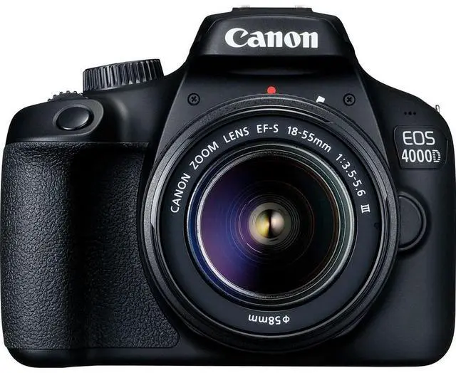 Alt view image 2 of 5 - Canon EOS 4000D / Rebel T100 with EF-S 18-55mm III Lens + 500mm/1000mm Bundle