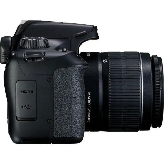 Alt view image 5 of 5 - Canon EOS 4000D / Rebel T100 with 18-55mm III + 75-300mm Lenses - 64GB Bundle
