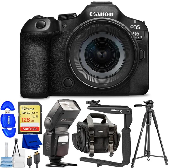 Main image of Canon EOS R6 Mark III Mirrorless Camera and 24-105mm f/4-7.1 IS STM Lens Kit