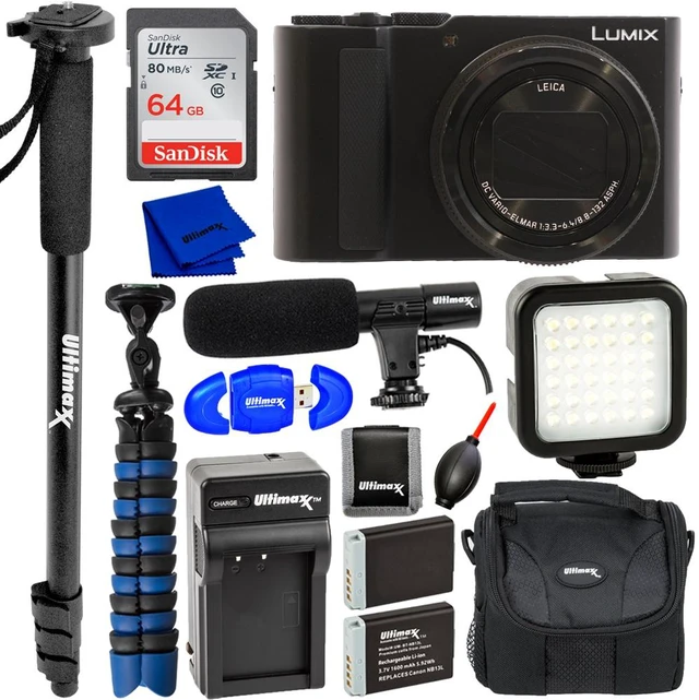 Main image of Panasonic TZ300/ZS300 Digital Camera (Black) - 14PC Accessory Bundle