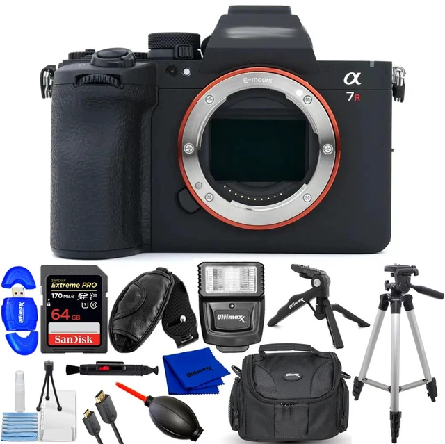 Main image of Sony a7R VI Mirrorless Camera ILCE-7RM6/B - 12PC Accessory Bundle