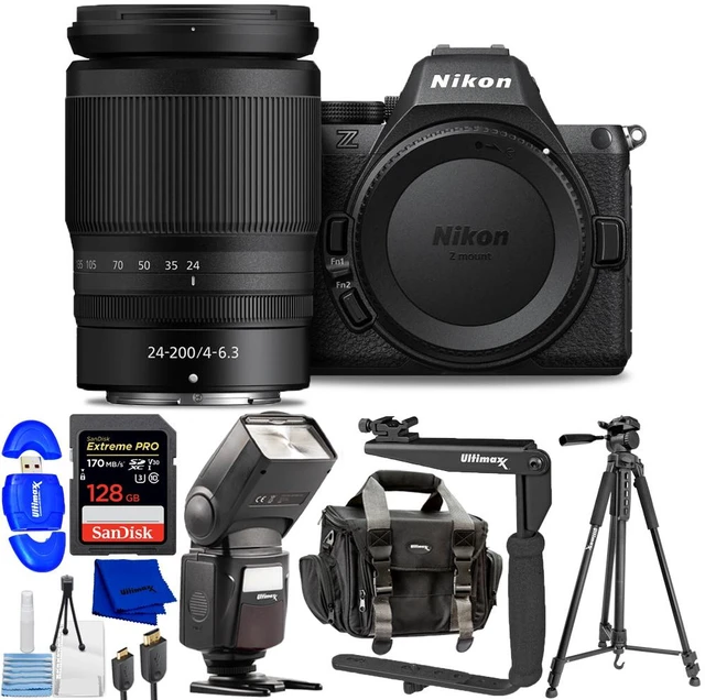 Main image of Nikon Z5 II Mirrorless Camera with 24-200mm f/4-6.3 VR Lens 1688 - 10PC Bundle