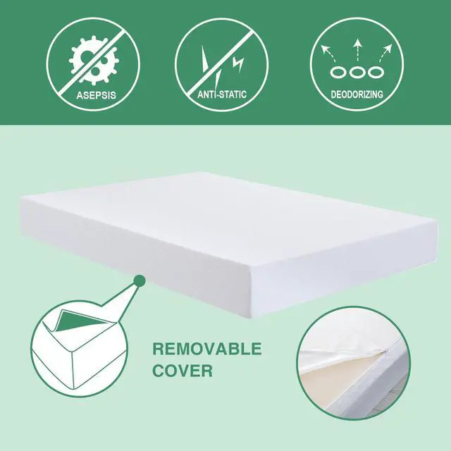 Alt view image 4 of 7 - MLILY EGO 10 Inch Gel Memory Foam Mattress in a Box, Medium Firm, CertiPUR-US, Made in USA
