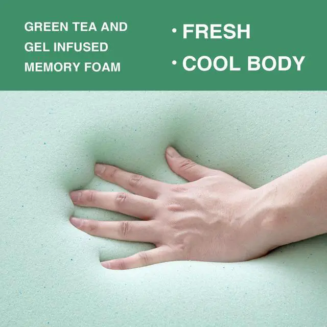 Alt view image 5 of 7 - MLILY EGO 10 Inch Gel Memory Foam Mattress in a Box, Medium Firm, CertiPUR-US, Made in USA