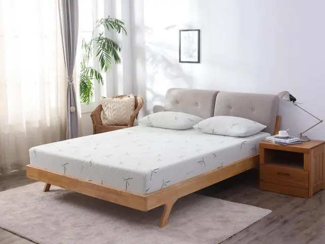 Alt view image 2 of 5 - MLILY Dreamer 8 Inch Bamboo Cover Breathable Gel Memory Foam Mattress, CertiPUR-US, Made in USA