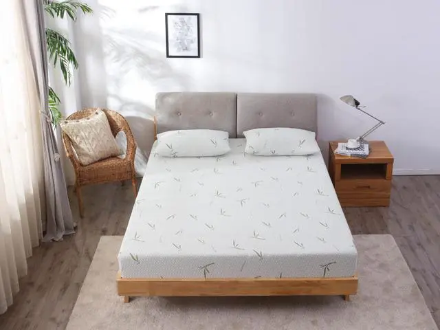 Alt view image 3 of 5 - MLILY Dreamer 8 Inch Bamboo Cover Breathable Gel Memory Foam Mattress, CertiPUR-US, Made in USA
