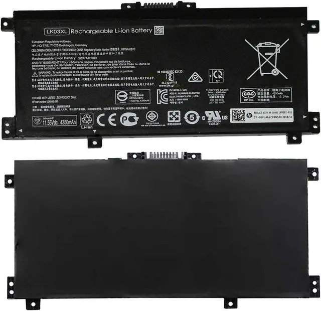 Alt view image 5 of 7 - LK03XL L09281-855 916814-855 Battery for HP Envy X360 15m-bp0xx bp1xx bq0xx bq1xx bq021dxcn0xxx cn1xxx cn0011dx cn0012dx cp0xxx cp0011dx 17m-ae0xx ae1xx ae111dx bw0xxx bw0013dx ce0xxx ce1xxx ce101