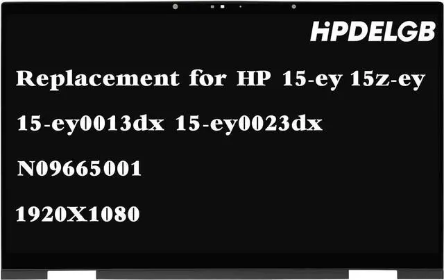 Main image of NUOLAISUN Replacement for HP Envy X360 15-ey 15z-ey 15-ey0013dx 15-ey0023dx N09665-001 15.6 inch FHD 1080P IPS LCD Touch Screen Display Digitizer Assembly Bezel with Board (Non-OLED Screen)