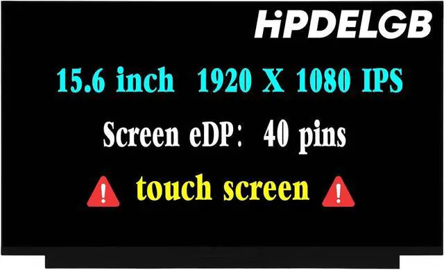 Main image of NUOLAISUN for HP 15-dy 15t-dy100 15t-dy200 15t-dy300 15t-dy500 15-DY2073 15-DY2073DX LCD Screen Replacement 15.6 inch 1080P 40PIN FHD 1920x1080 IPS LCD Display (Only for Touch Screen)