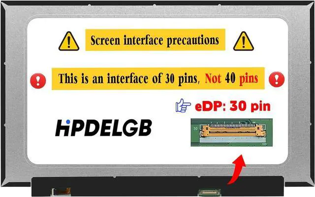 Alt view image 2 of 3 - NUOLAISUN Replacement for Lenovo ThinkPad X240 X240S X250 X260 X270 X280 20F6 20HM 20HN 20K5 20K6 20KE 20KF A275 20KC 20KD 01HY494 01HY495 LCD Screen Screen Display Panel 1366x768 HD 60HZ Non-Touch