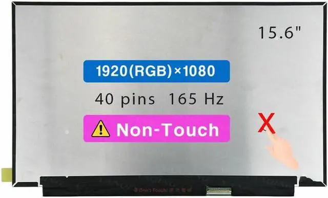 Main image of 15.6" Screen Replacement for Acer Predator Helios 300 PH315-55 Series LCD Display Panel 40 pin 165Hz (FHD 1920x1080 Non-Touch)