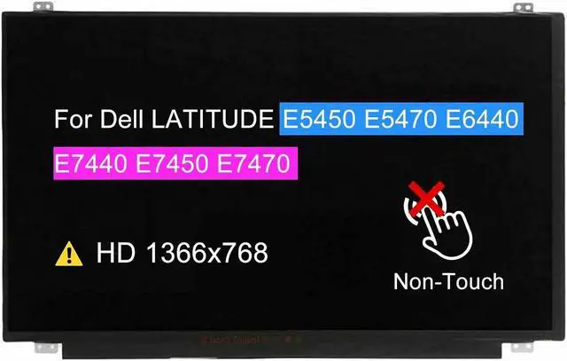 Main image of NUOLAISUN B140XTN02.E for Dell Latitude E5450 E5470 E6440 E7440 E7450 E7470 HD 1366 * 768 30 PINS LCD Non-Touch Screen Replacement Display Panel(NOT for FHD 1920 * 1080)