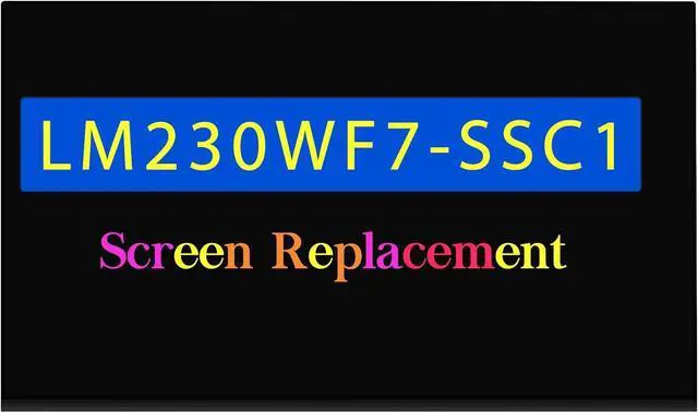 Main image of NUOLAISUN 23.0" Screen Replacement Compatible with LM230WF7-SSC1 LM230WF7(SS)(C1) FHD 1920(RGB)×1080 30 pins 60 HZ LCD Touch Display Panel