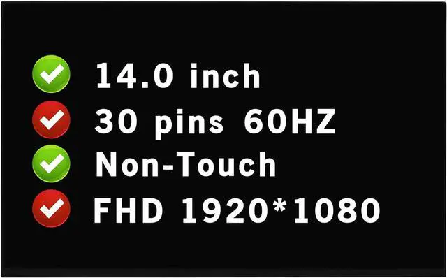 Main image of NUOLAISUN 14.0" Screen Replacement for ASUS Vivobook 14 X1404ZA-NK Series LCD Display Panel 30 pin (FHD 1920 * 1080 Non-Touch)