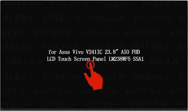 Main image of Replacement for Asus Vivo V241IC 23.8" All in One FHD LCD Touch Screen Panel LM238WF5 SSA1 (Touchscreen)