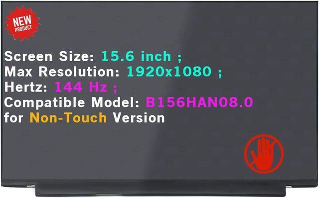 Main image of for ASUS TUF Gaming F15 FX506 FX506L FX506LU FX506LH FX506LI FHD 1920 * 1080 40 pin 144 Hz 15.6" LCD Non-Touch Screen Replacement Display Panel (NO Tabs)
