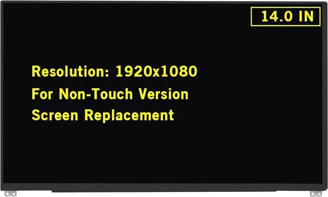 Main image of 14.0" New Screen Replacement for Dell Latitude 7490 7480 KGYYH 48DGW 6HY1W FHD 1920x1080 30Pin Non-Touch Screen LED LCD Display Panel