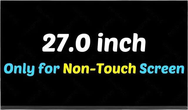 Main image of NUOLAISUN M270HCJ-L5B Rev.C2 Replacement for HP 27-DP L75161-0K2 L75161-0K1 FHD 1920X1080 27 Inch LCD Screen Display Assembly Panel (Only for Non-Touch Version)