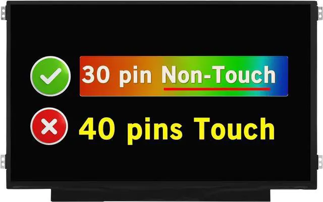 Main image of Replacement for Lenovo Thinkpad Yoga 11E Chromebook 20GE0002 11.6" HD 1366 * 768 30 Pins Non-Touch Screen LCD Display Panel (Not for Touch Version)