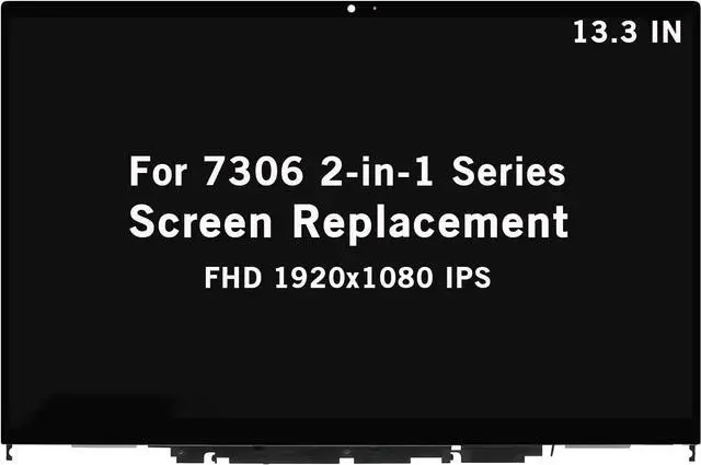 Main image of NUOLAISUN 13.3" New Screen Replacement for Dell Inspiron 13 7306 2-in-1 P124G002 P125G002 FullHD 1080P Touch Screen Digitizer Assembly Bezel with Touch Control Board(1920x1080-30Pin Connector)