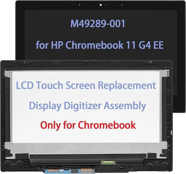 Main image of NUOLAISUN M49289-001 Original New 11.6" Screen Replacement for HP Chromebook X360 11 G4 EE for Fortis x360 11 G4 Chromebook LCD Touch Screen Display Digitizer Assembly HD(1366 * 768)