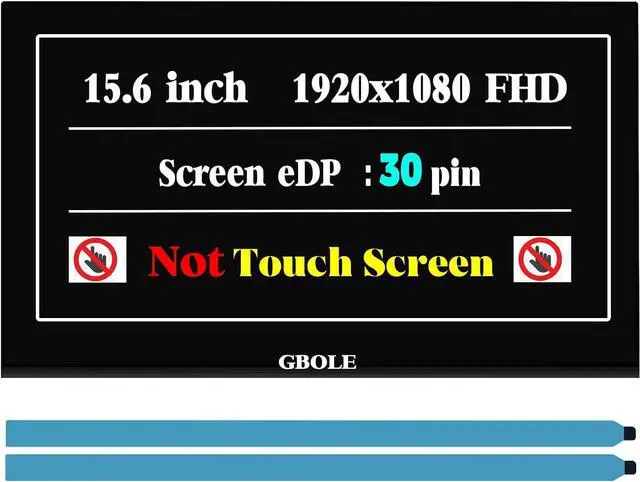 Main image of NUOLAISUN Screen Replacement for DELL Latitude 5540 5530 3540 5515 5518 5500 5501 5510 P127F P170G P104F P127F001 LCD LED Screen Display Panel 15.6" 30Pin 1920x1080 IPS FHD Non-Touch Screen
