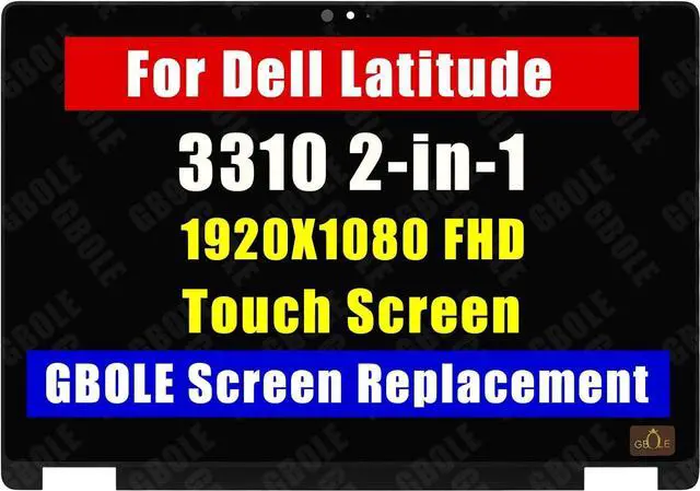 Main image of NUOLAISUN Screen Replacement for Dell Latitude 3310 P95G P95G002 7Y0MM TG1WM 135WG LCD Touch Screen Display Assembly Bezel with Board 1920x1080 FHD