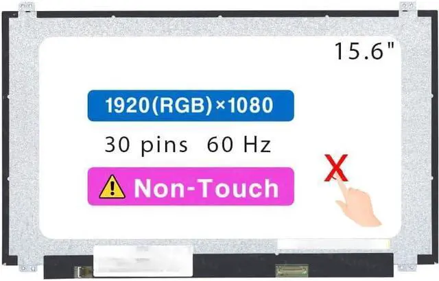 Main image of NUOLAISUN 15.6" Screen Replacement for Lenovo ThinkPad T570 T580 E580 E590 E595 LCD Display Panel 30 pin (FHD 1920 * 1080 Non-Touch)