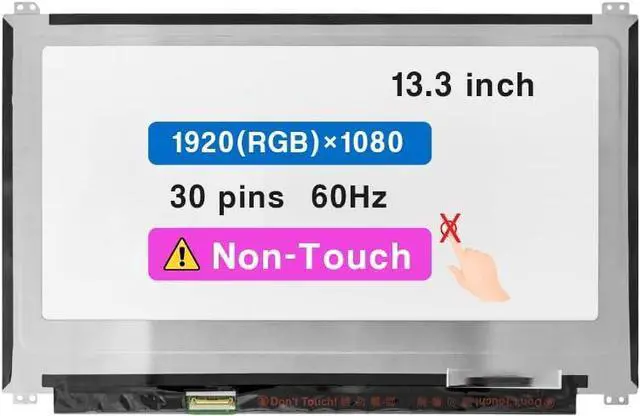 Main image of NUOLAISUN Screen Replacement for ASUS ZENBOOK UX305 UX305C UX305CA UX305F UX305FA UX305L UX305LA UX305U UX305UA Series 13.3" FHD 1920×1080 30 pin LCD Non-Touch Screen Display Panel