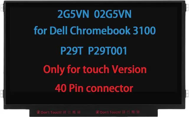 Main image of NUOLAISUN 11.6" HD 1366X768 LCD Touch Screen Panel LED Display Replacement for Lenovo 100e Chromebook Gen 4 82W0 82W1 83G8 83G9 5D11N64303 NV116WHM-T01 V1.3 NV116WHM-T04 NV116WHM-T06 (40Pin Touch)