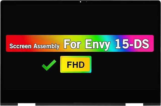 Main image of NUOLAISUN 15.6" Assembly for HP Envy x360 15M-DS 15-DS 15-ds1xxx 15-DS1063CL 15-DS1083CL 15M-DS0011DX 15M-DS0012DX 15-DS1010NR 15-DS1010WM 15-DS1077NR L88227-001 LCD Touch Screen Replacement 1080P