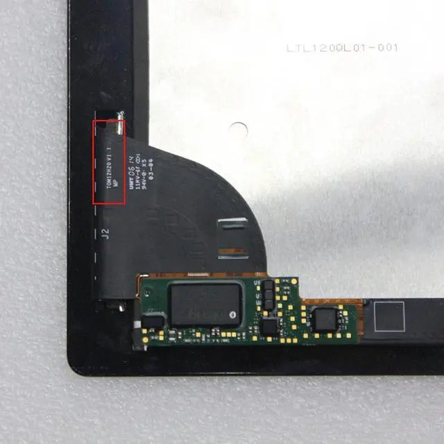 Alt view image 7 of 7 - NUOLAISUN 12.0" Screen Replacement for Microsoft Surface Pro 3 1631 V1.1 LTL120QL01-003 TOM12H20 LCD Touch Display Panel Digitizer Assembly (Not Surface RT3)
