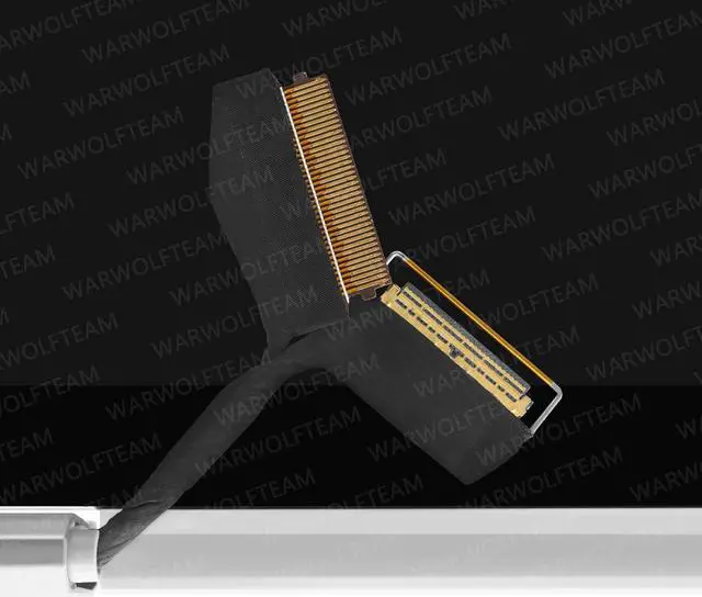 Alt view image 2 of 5 - NUOLAISUN 13.3inch LED LCD 1920X1080 FHD Touch Screen Digitizer Replacement Whole Hinge-up Assembly LP133WF9-SPF1 Compatible with Dell Inspiron 13 7306 2-in-1 P124G P125G FHDKN(Silver)